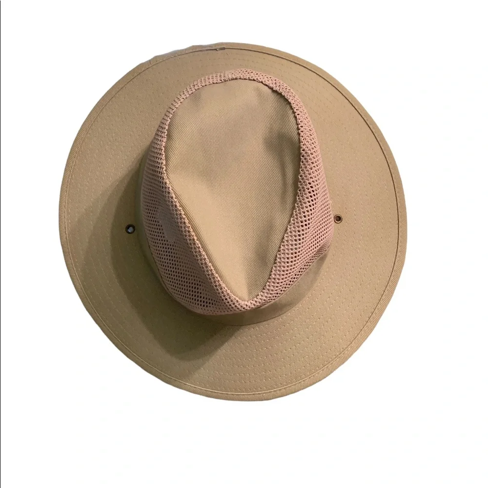 Panama Jack Hat Tan Straw Top Unisex Size S/M